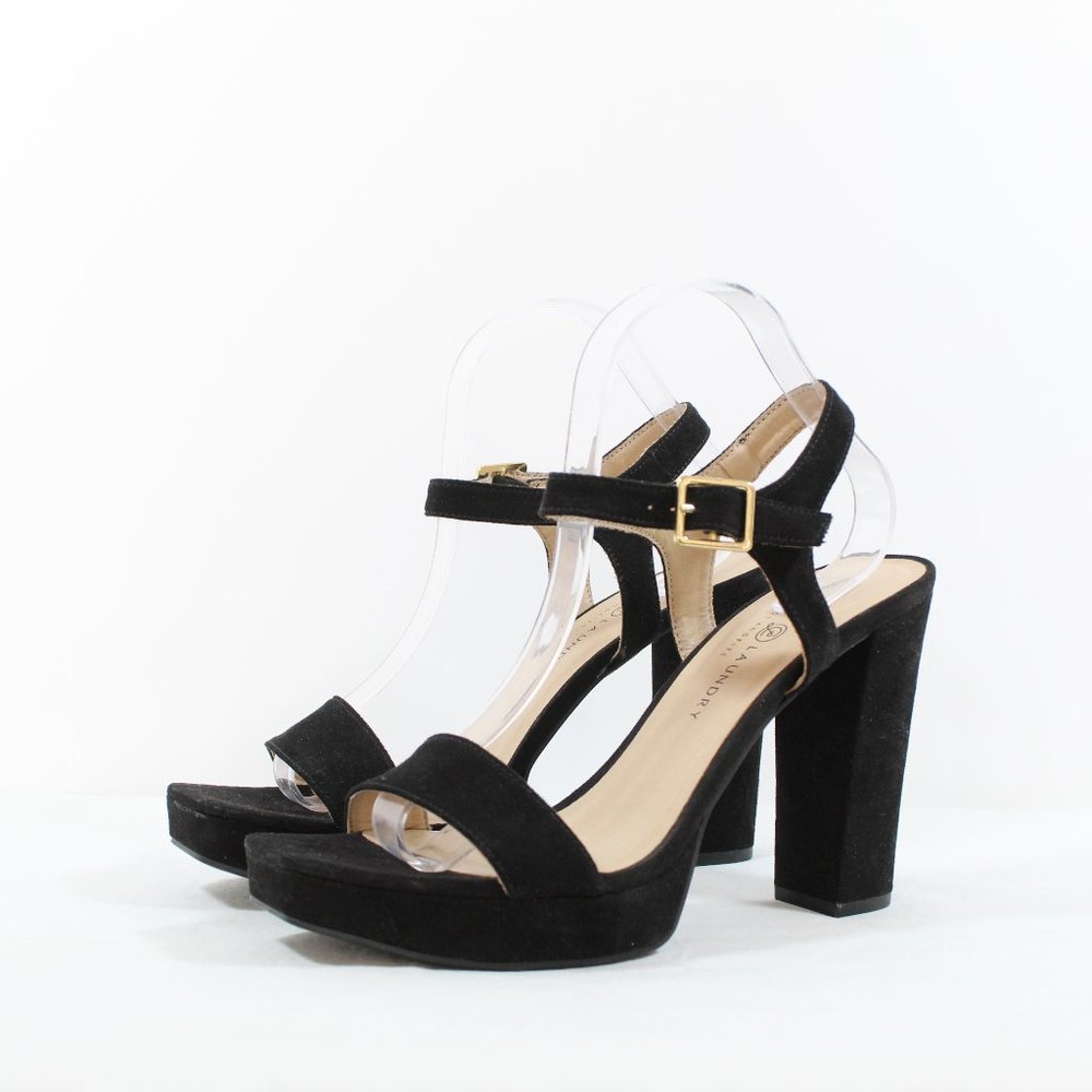 Chinese Laundry Alanah Suede Sandal - Black 9.5M
